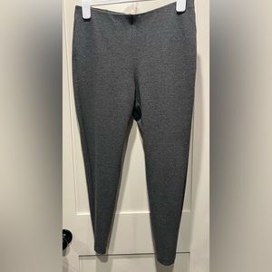 J. Jill Ponte Legging Size Petite Large Black & Grey Check